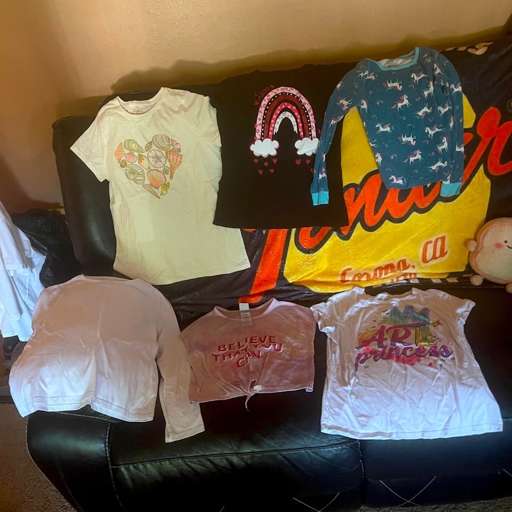 Various girls shirts and tops, selling as bundle. $50 takes all.